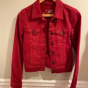 Mavi Dark Red Denim Jacket
